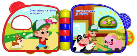 Vtech knižka - U nás na farme (rozbalene)