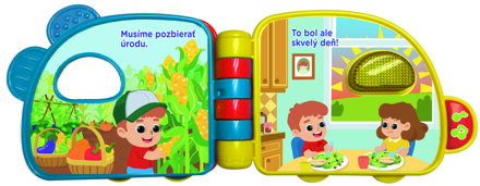 Vtech knižka - U nás na farme (rozbalene)