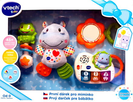 Vtech Prvý darček pre bábätko  (SK) - modrý