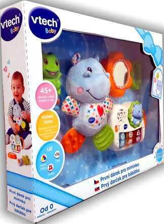 Vtech Prvý darček pre bábätko  (SK) - modrý