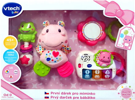 Vtech Prvý darček pre bábätko (SK) – ružový