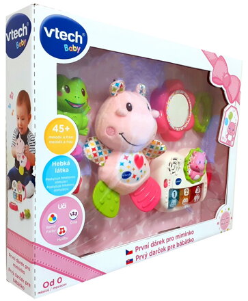 Vtech Prvý darček pre bábätko (SK) – ružový