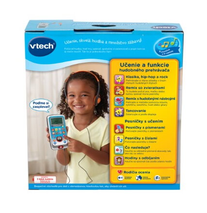 Vtech Hudobný prehrávač so slúchadlami SK