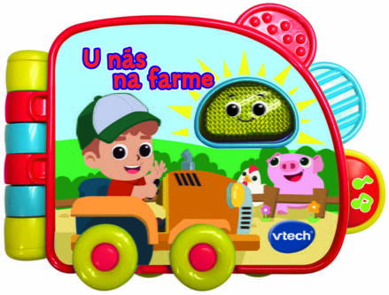 Vtech knižka - U nás na farme (rozbalene)