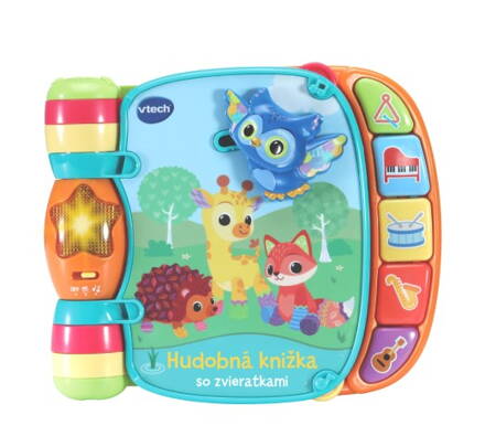 Vtech Hudobná knižka so zvieratkami SK